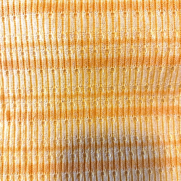 Zara yellow and orange rustic knit midi dress made in Europe NWT - Picture 4 of 11